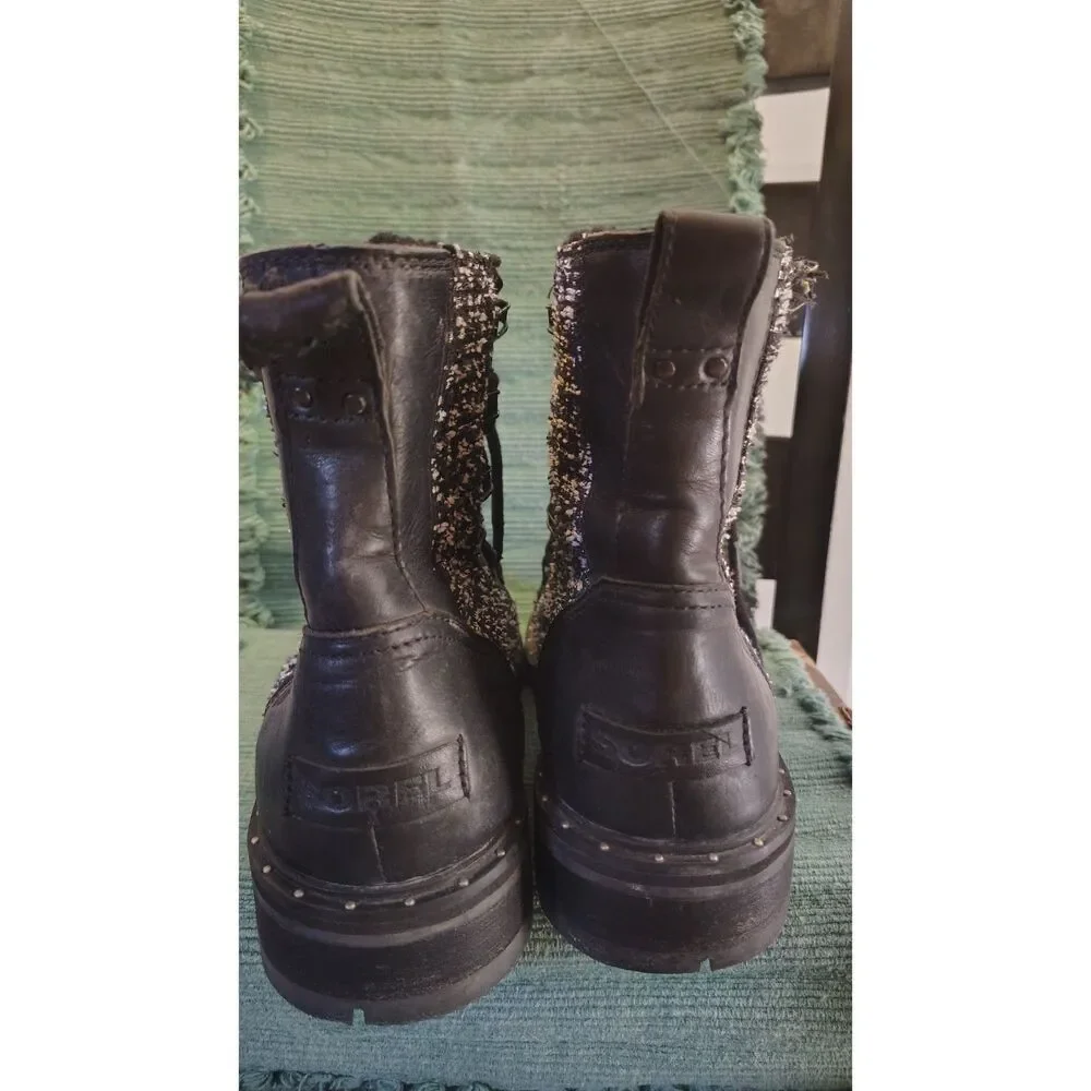 SOREL Women's Lennox Lace Cozy Waterproof Winter Boots – Size 9